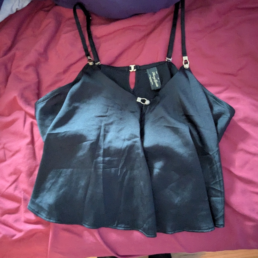 Large Honey Birdette Satin Cami